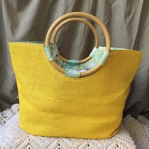 Neiman Marcus Yellow Tote